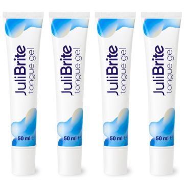 4- pack tong gel tegen witte tong en gele aanslag helpt bij slechte adem