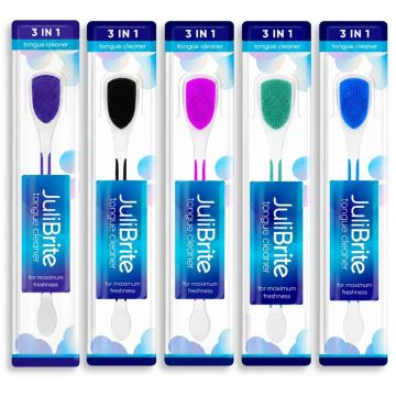 JuliBrite® 3-in-1 tongreiniger 5-pack