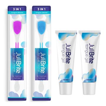 Julibrite Romantic - Roze - Blauw - 2 Tonggel