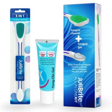 Julibrite tongclean kit - tongreiniger + tonggel