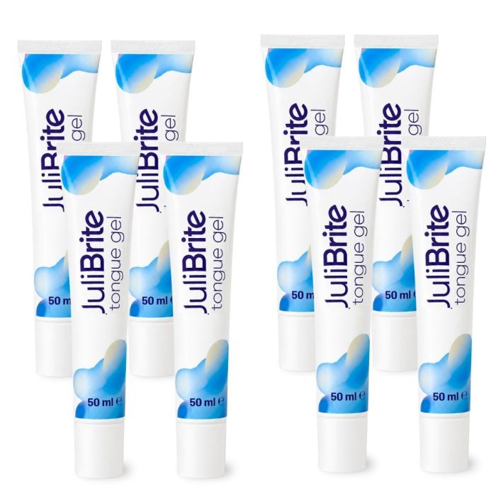 8-pack tong gel tegen witte tong en gele aanslag helpt bij slechte adem
